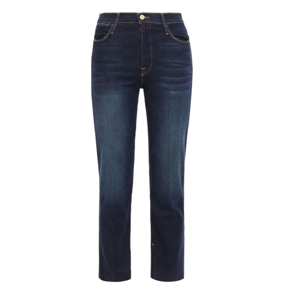 Frame Denim Le High Straight Cropped Fort Fellah - Picture 3 of 16